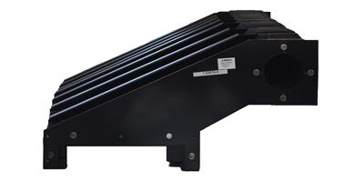 X AXIS COMBO BELLOWS LMAX=3750 with ALUMINIUM SECTORS