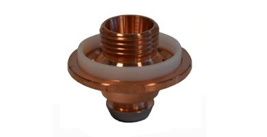 FIBER NOZZLE S Ø 0.8 FE W/COLLAR