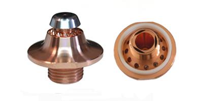 FIBER DOUBLE NOZZLE Ø 1.4 FE W/COLLAR