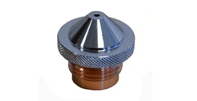 CHROMED CYLINDRICAL NOZZLE Ø 1.0