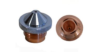 CHROMED DOUBLE NOZZLE Ø 4.0