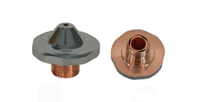 DOUBLE NOZZLE, CHROMED 1,25 MM